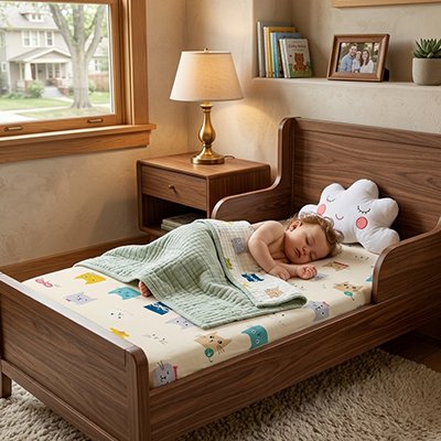 Drap housse lit bébé 