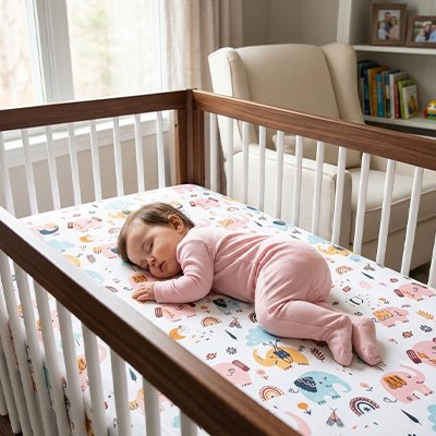 Drap housse lit bebe 