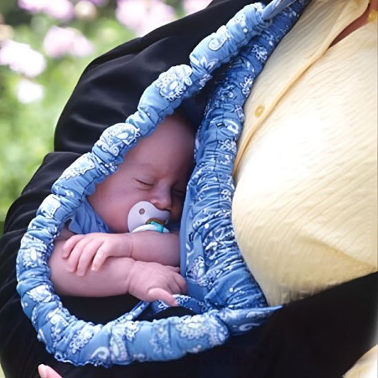 Écharpe de Portage | Confort Ajustable - Mon P'tit Nid Bébé