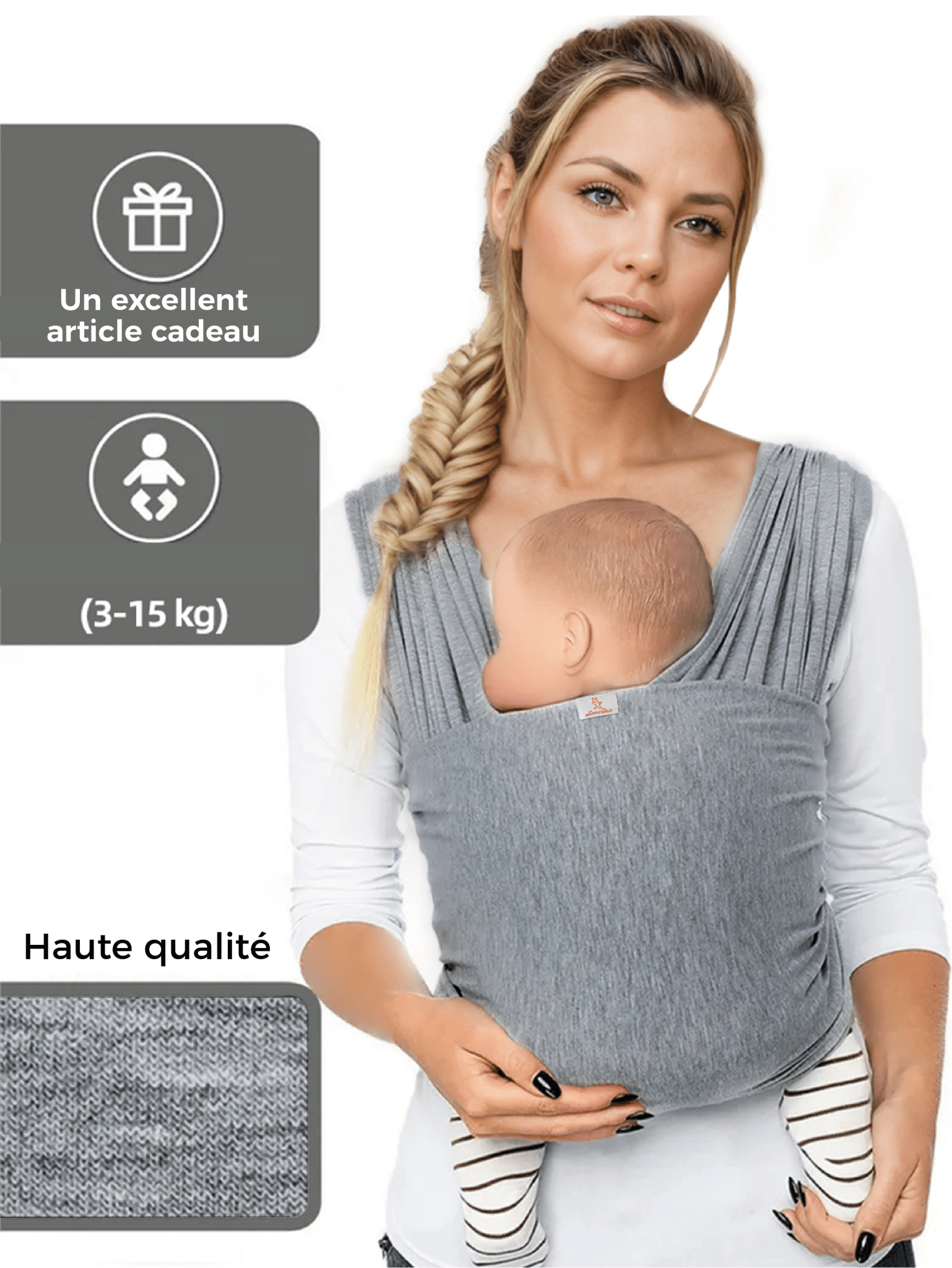 Echarpe de portage | Confort Essentiel - Mon P'tit Nid Bébé