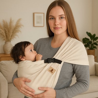 Echarpe de portage | Ultra - confortable - Mon P'tit Nid Bébé