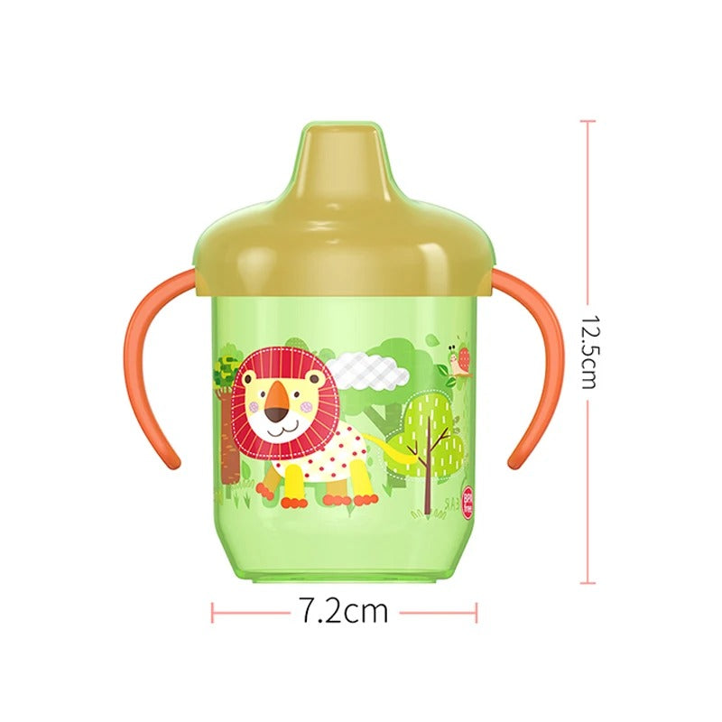 Gobelet bebe apprentissage anti fuite avec ses dimensions