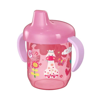Gobelet bebe apprentissage anti fuite rose