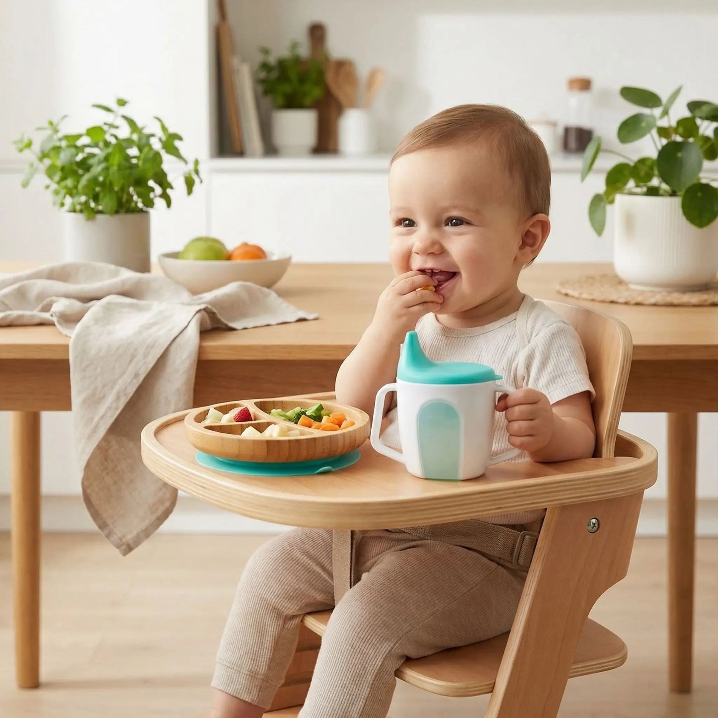 Gobelet bébé | Ergonomique Antidérapant - Mon P'tit Nid Bébé