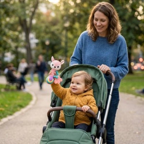 Hochet bébé | Évolutif et Sensoriel - Mon P'tit Nid Bébé