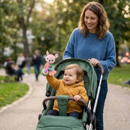 Hochet bébé | Évolutif et Sensoriel - Mon P'tit Nid Bébé