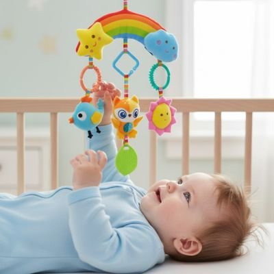 Jouet bébé évolutif | Éveils Sensoriels - Mon P'tit Nid Bébé