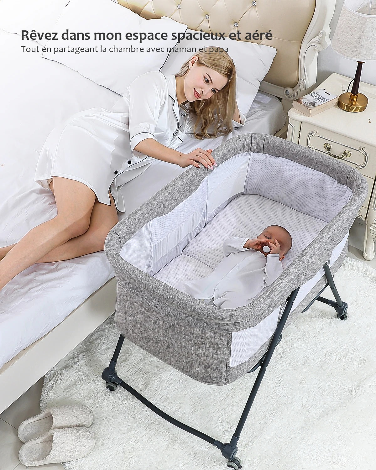Lit bebe convertible bascule bebe dort dans le confort