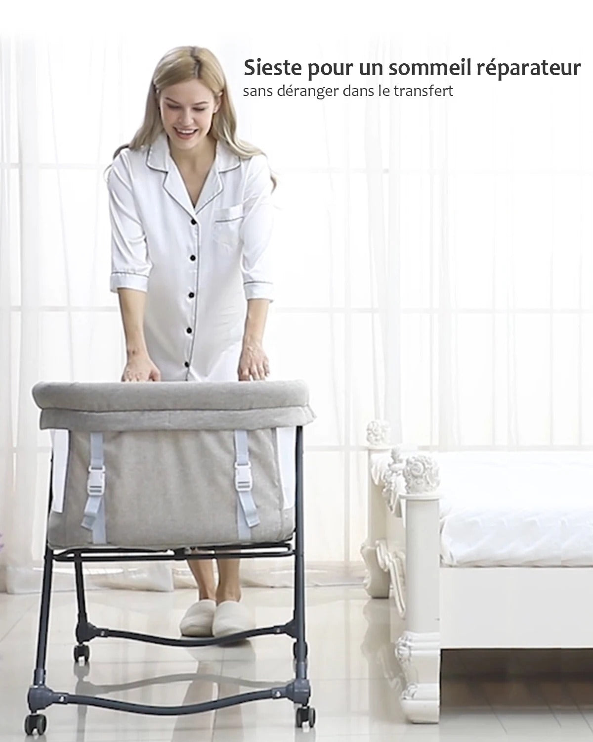 Lit bebe convertible bascule maman pousse le berceau