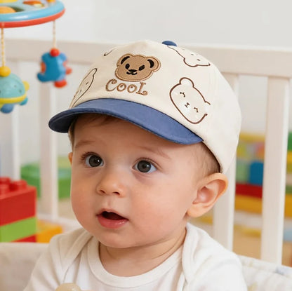 Casquette bébé | Motif Ours Respirante