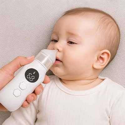 Mouche bébé électrique doux et efficace débouche les narines de bébé