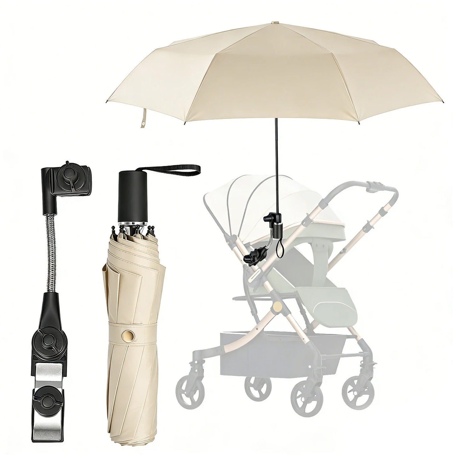 Ombrelle poussette | Protection Nomade - Mon P'tit Nid Bébé