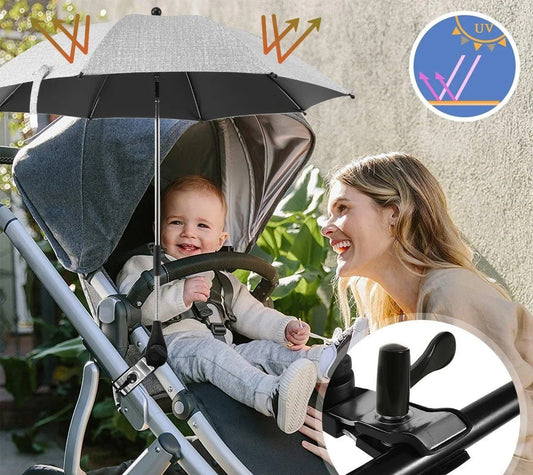 Ombrelle poussette | Protection UV 360 - Mon P'tit Nid Bébé