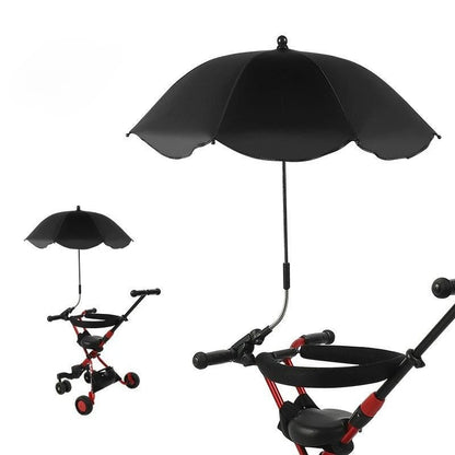 Ombrelle poussette | Protection UV Florale - Mon P'tit Nid Bébé