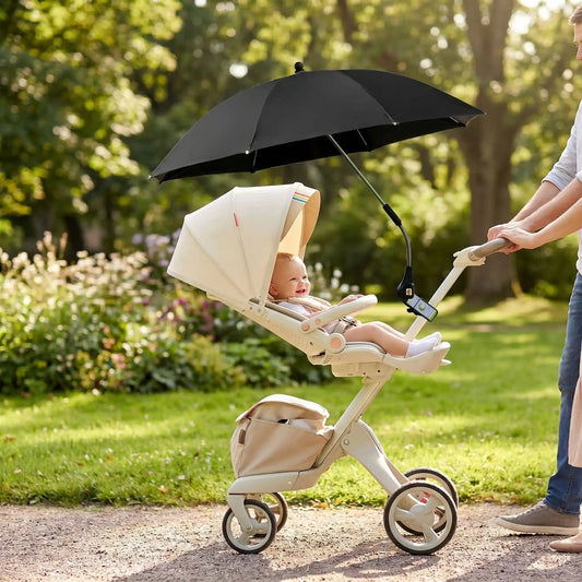 Ombrelle poussette | Solar & UV Protection - Mon P'tit Nid Bébé