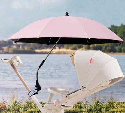 Ombrelle poussette | Solar & UV Protection - Mon P'tit Nid Bébé