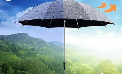 Ombrelle poussette UV 50 contre soleil et pluie