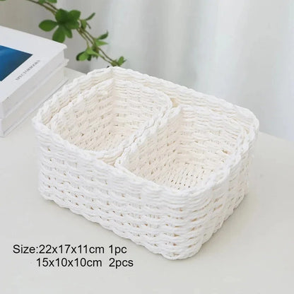Panier rangement bebe elegance fonctionnelle blanc