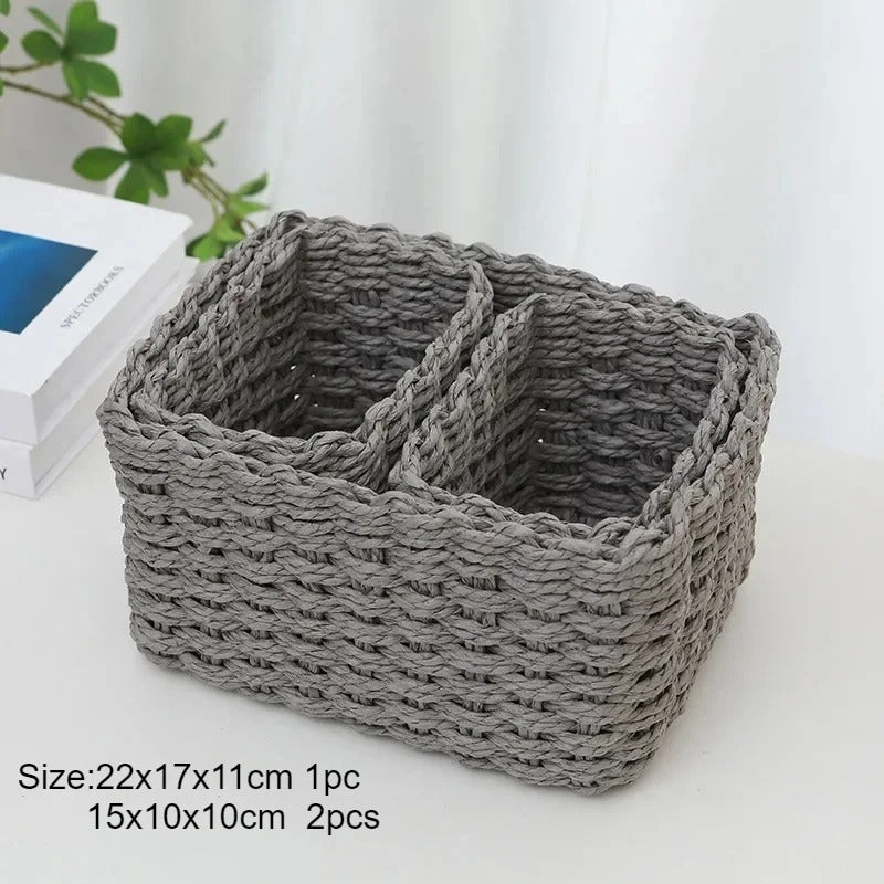Panier rangement bebe elegance fonctionnelle gris