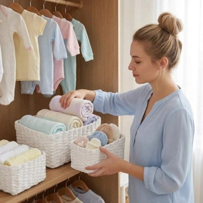 Panier rangement bebe elegance fonctionnelle maman classe les affaires de son bebe