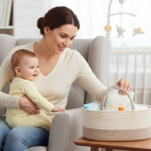 Panier rangement bebe organibebe maman porte son bebe
