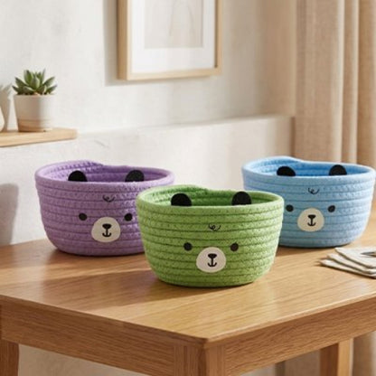 Panier rangement bebe pratique et colore