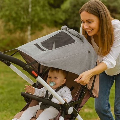 Parasol pour poussette | UltraProtect - Mon P'tit Bébé