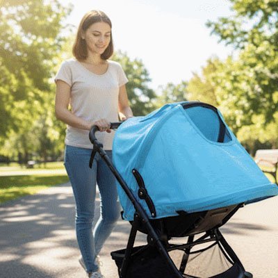 Parasol pour poussette | UV - Protect - Mon P'tit Bébé