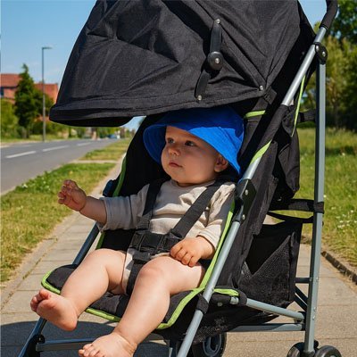 Parasol pour poussette | UV - Protect - Mon P'tit Bébé