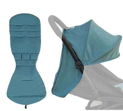 Parasol poussette protection impeccable bleu