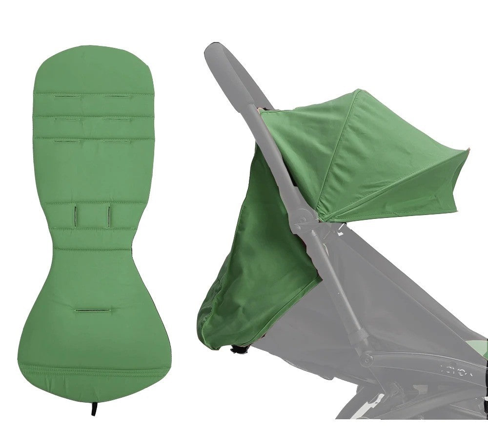 Parasol poussette protection impeccable vert