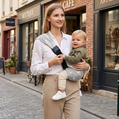 Porte bébé | Confortable - Mon P'tit Nid Bébé