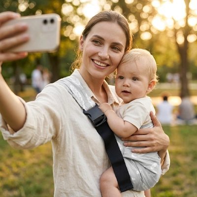 Porte bébé | Confortable - Mon P'tit Nid Bébé