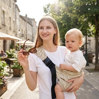 Porte bébé | Confortable - Mon P'tit Nid Bébé
