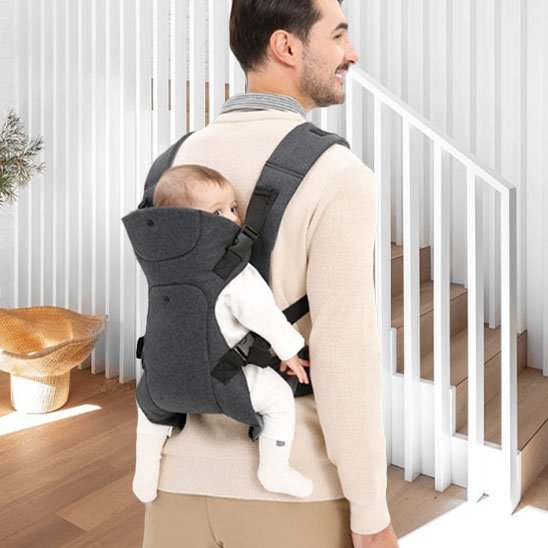 Porte bébé ergonomique | 0 - 36 mois - Mon P'tit Nid Bébé