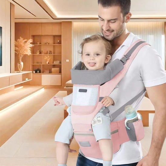 Porte - bébé ergonomique | Confort+ - Mon P'tit Nid Bébé