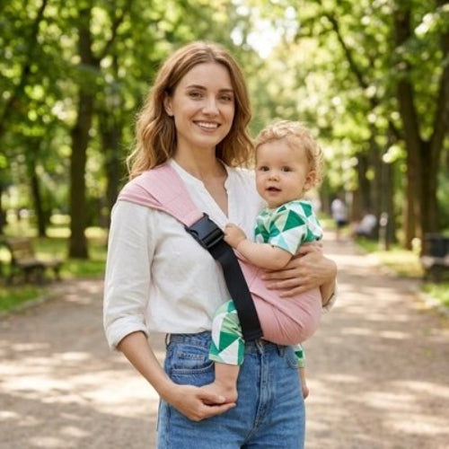 Porte bebe ergonomique confort maman et bebe en balade