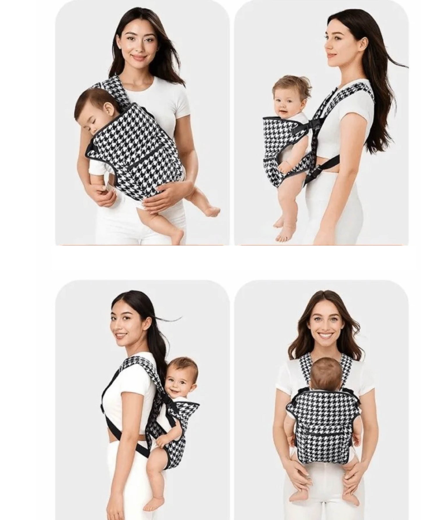 Porte bebe fonctionnel et respirant 4 positions