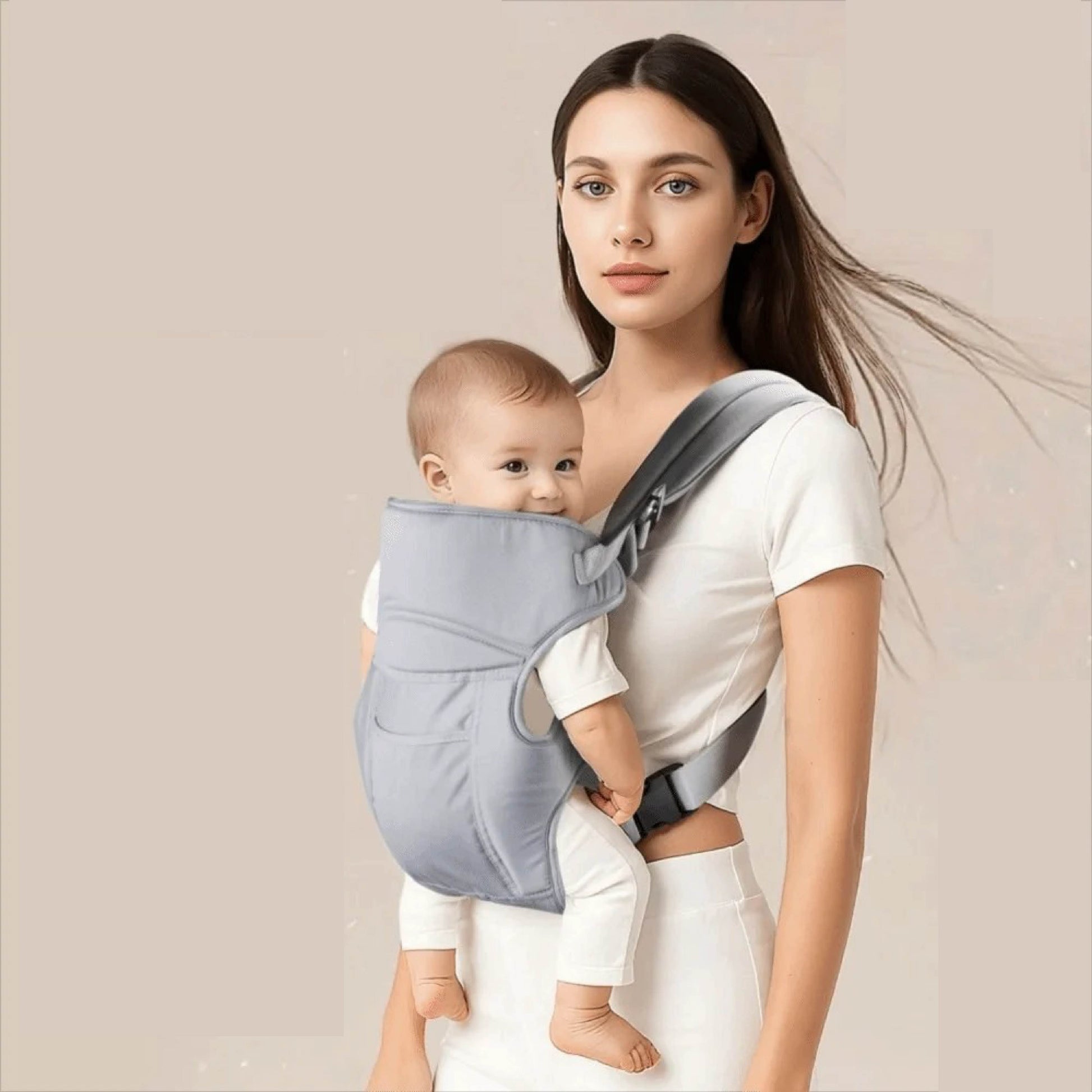 Porte bebe fonctionnel et respirant  maman porte son bebe