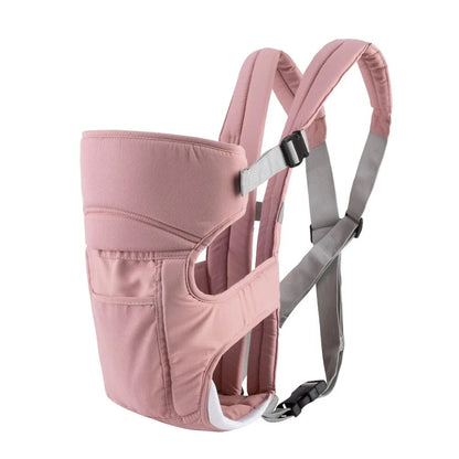 Porte bebe fonctionnel et respirant rose