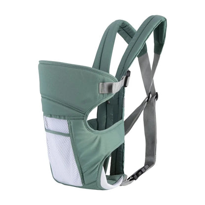 Porte bebe fonctionnel et respirant vert