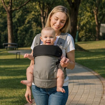 Porte bébé physiologique | Ergonomique - Mon P'tit Bébé