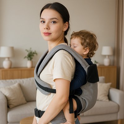 Porte bébé physiologique | Ergonomique - Mon P'tit Bébé