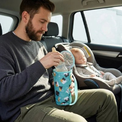 Porte biberon isotherme nomade bebe dort en voiture