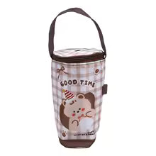 Porte biberon ours brun