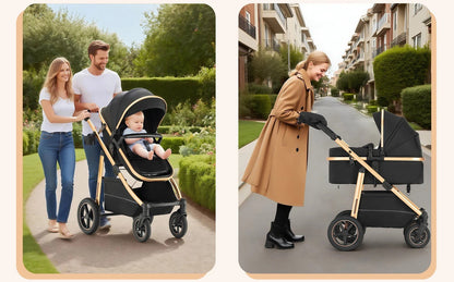 Poussette bébé | 3 en 1 Modulable - Mon P'tit Nid Bébé