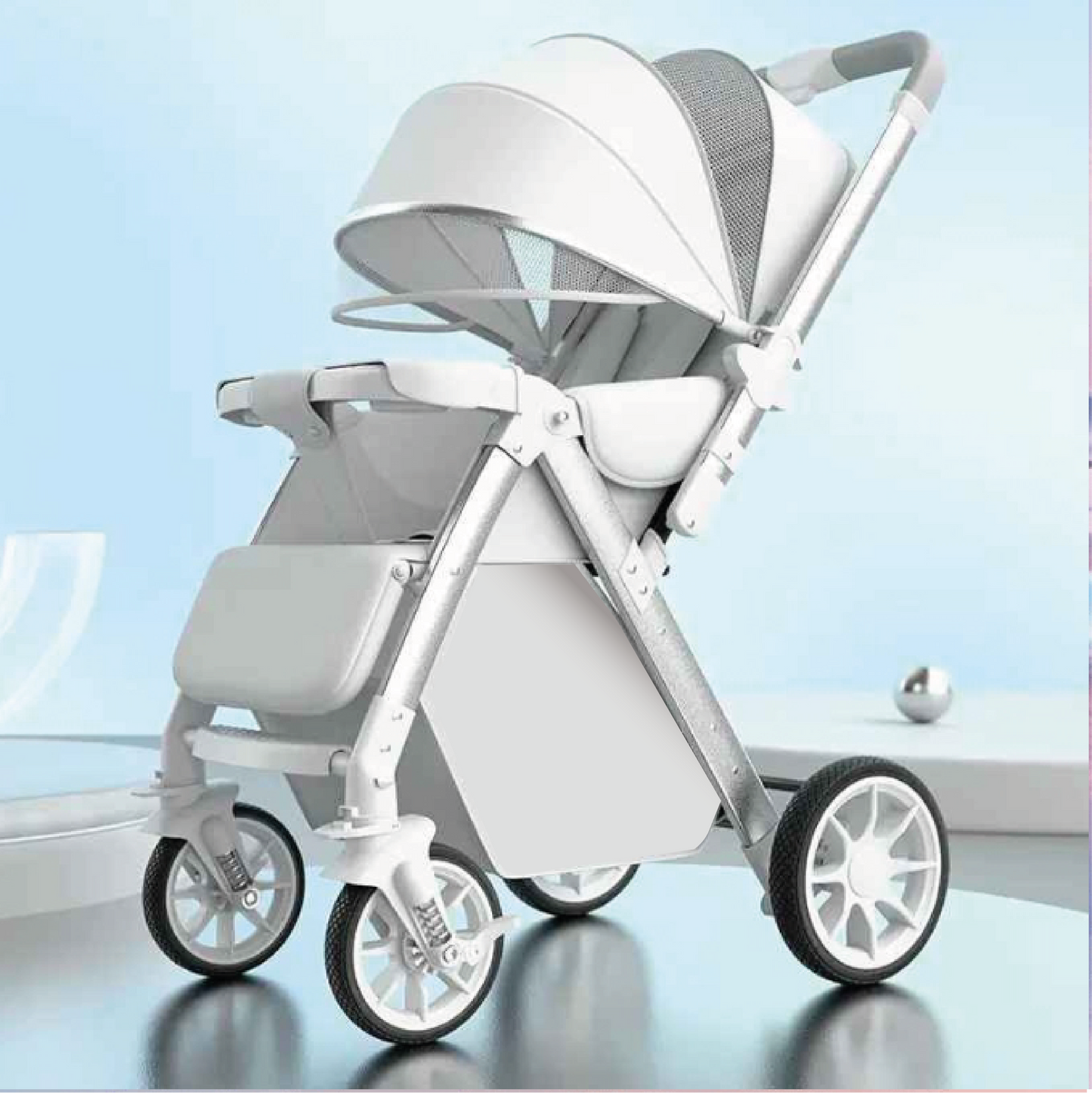 poussette bebe bidirectionnelle tout terrain ultra legere 72102456