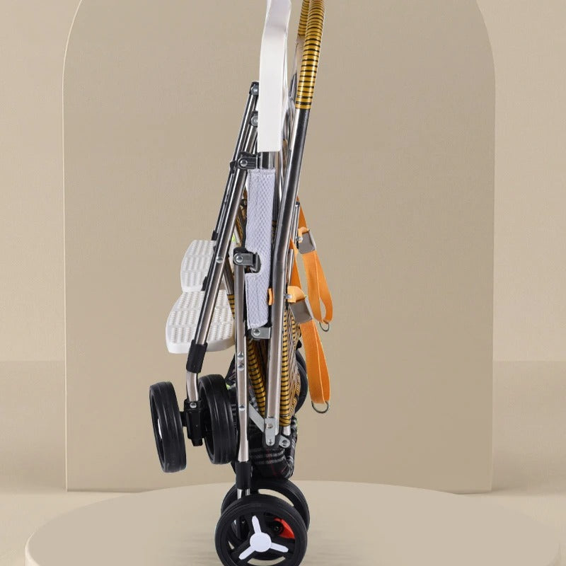 Poussette bebe jumeaux compacte et pliable