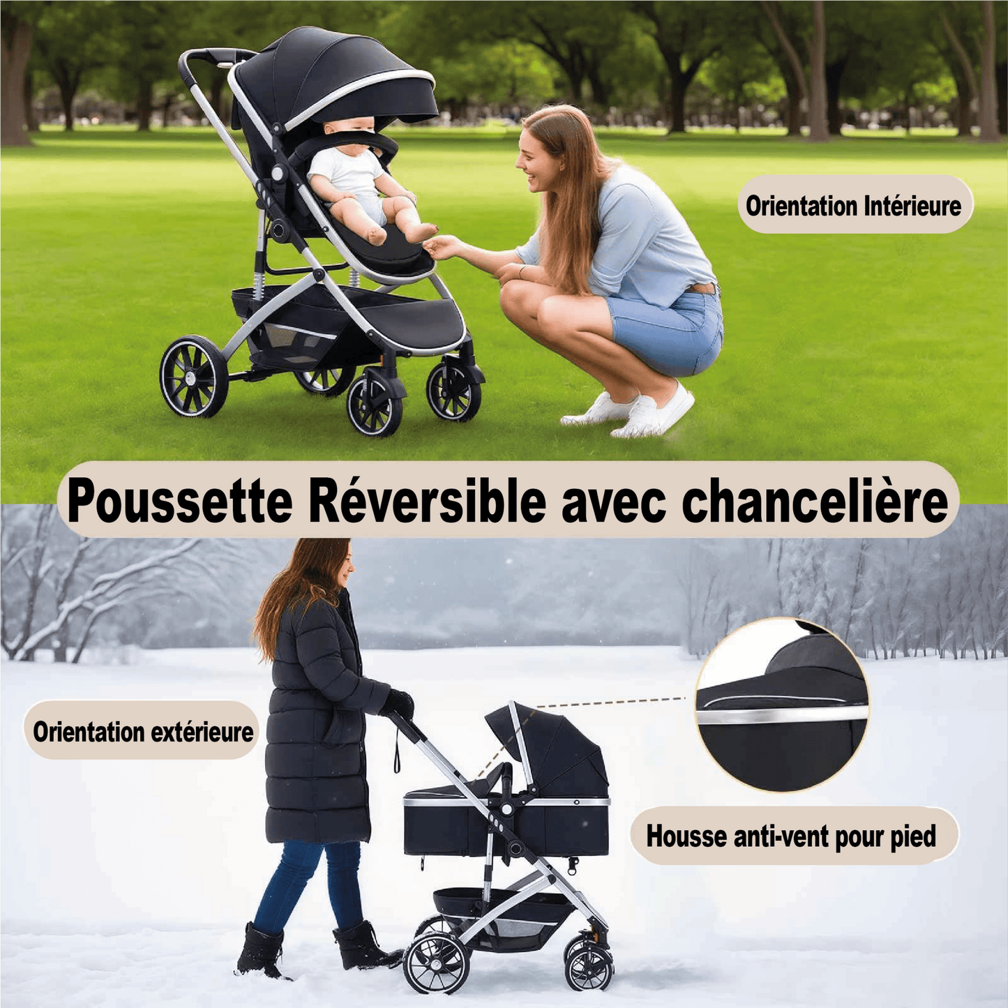 Poussette bebe | Panorama Confort - Mon P'tit Bébé