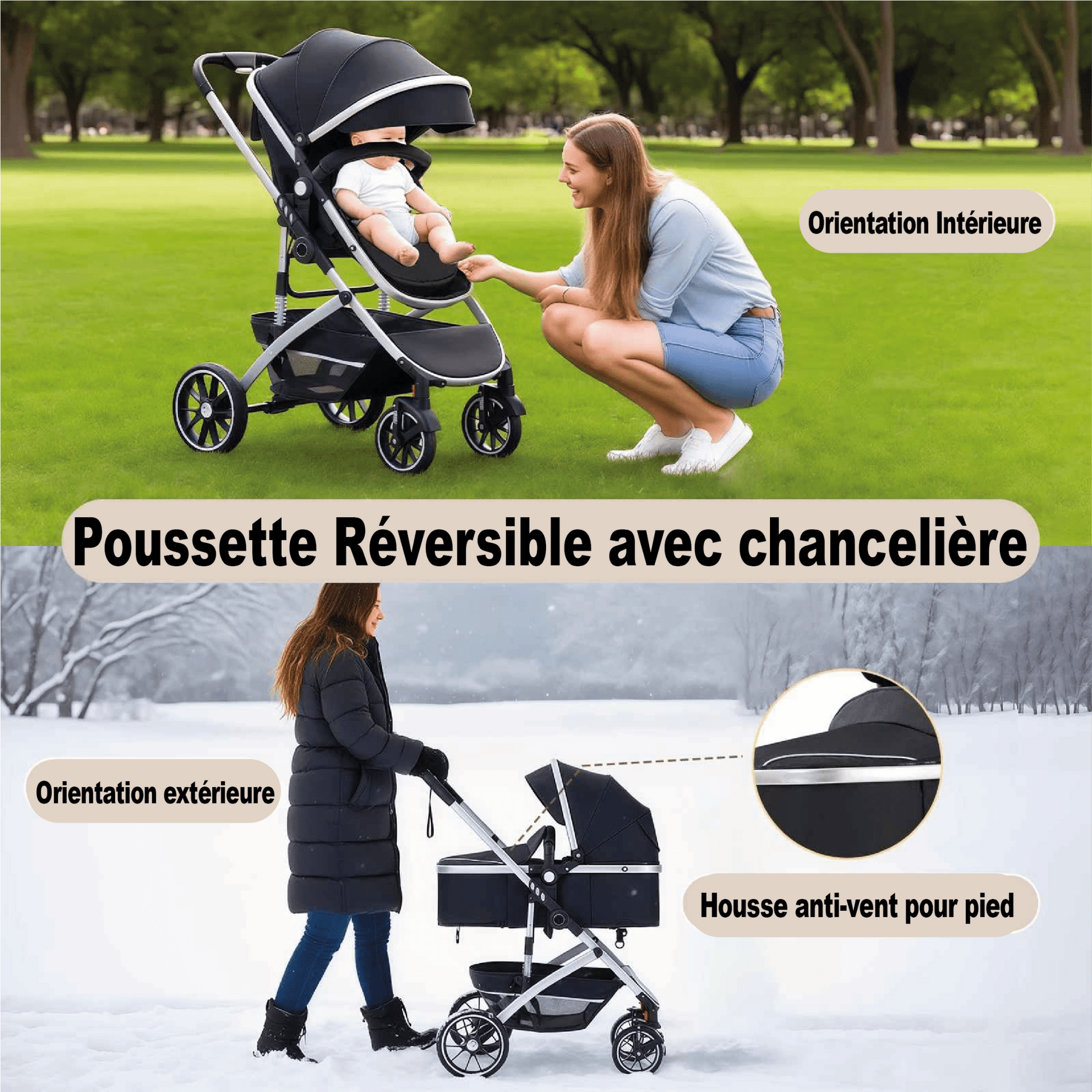 Poussette bebe | Panorama Confort - Mon P'tit Bébé